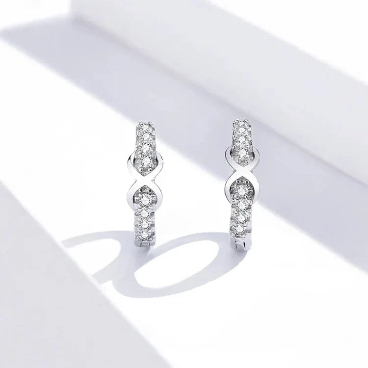 Infinite Halo Hoop Earrings