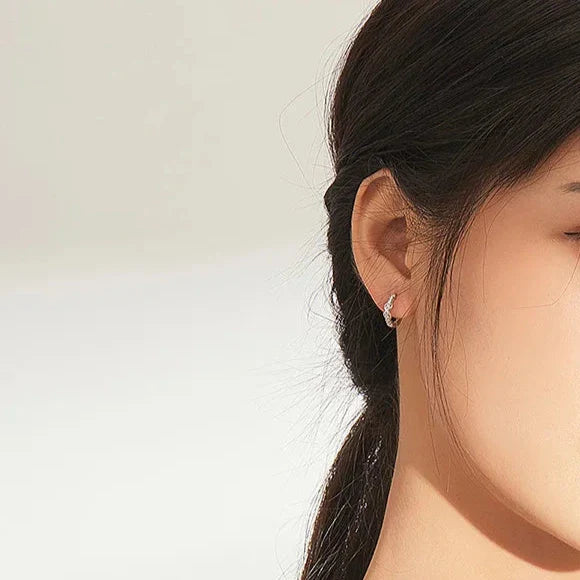 Infinite Halo Hoop Earrings