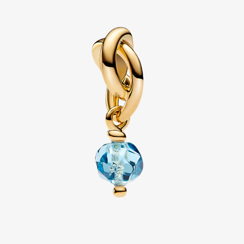 March Birthstone Infinity Charm