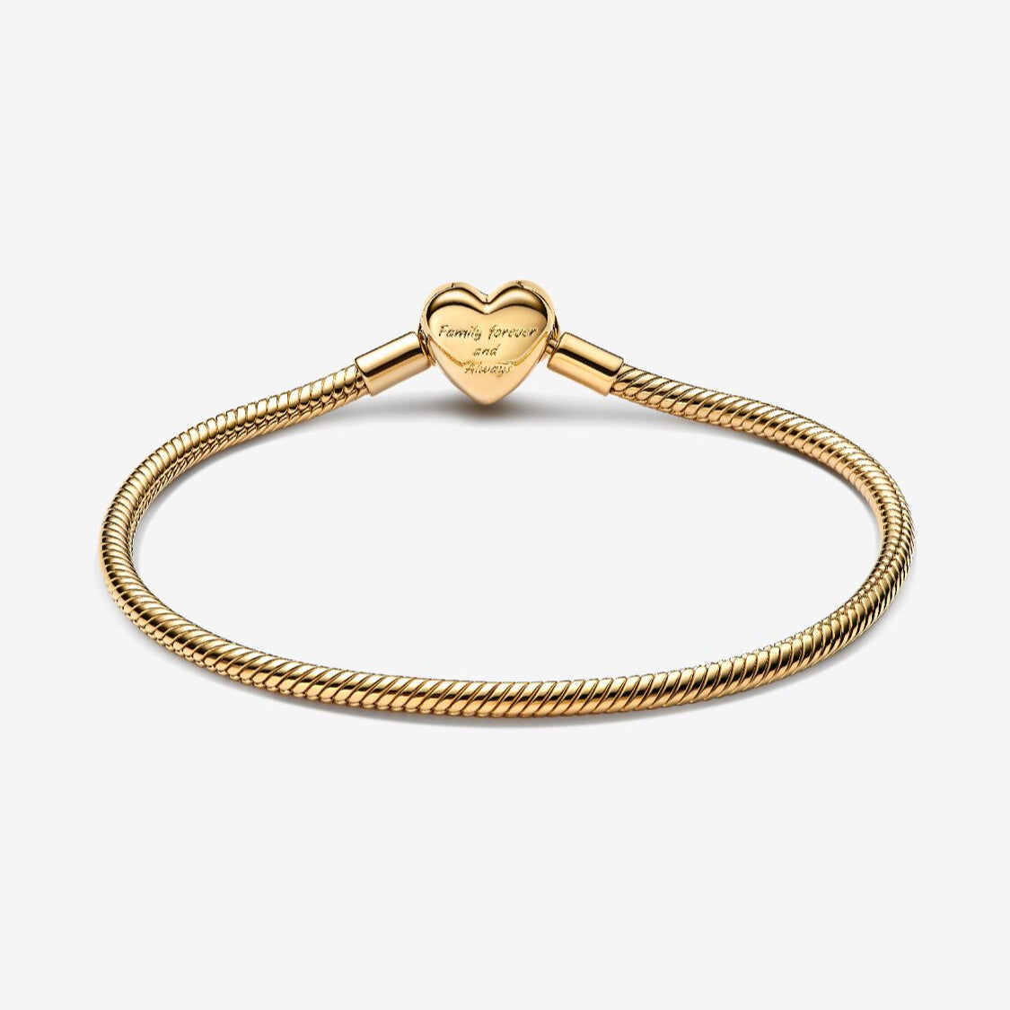 Gold Heart Infinity Bracelet