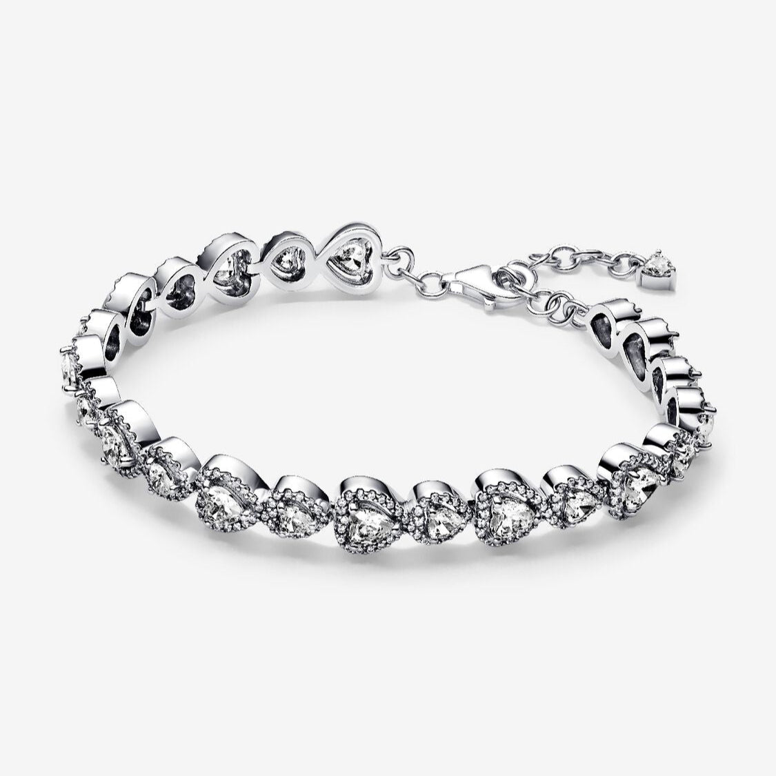 Shimmer Hearts Bracelet