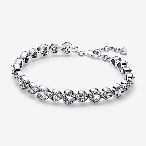 Shimmer Hearts Bracelet