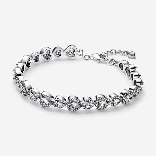 Shimmer Hearts Bracelet