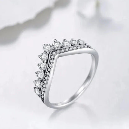 Silver Wishbone Ring