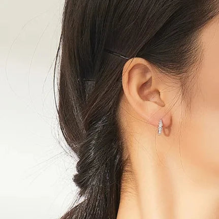 Infinite Halo Hoop Earrings