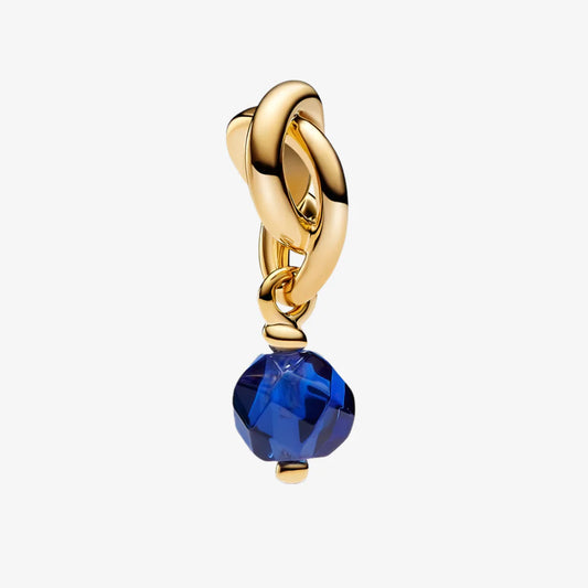 September Birthstone Infinity Charm