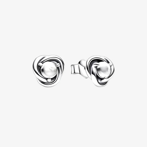 April Birthstone Stud Earrings