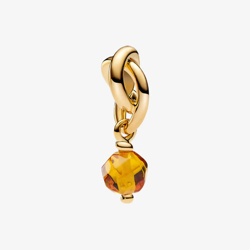November Birthstone Infinity Charm
