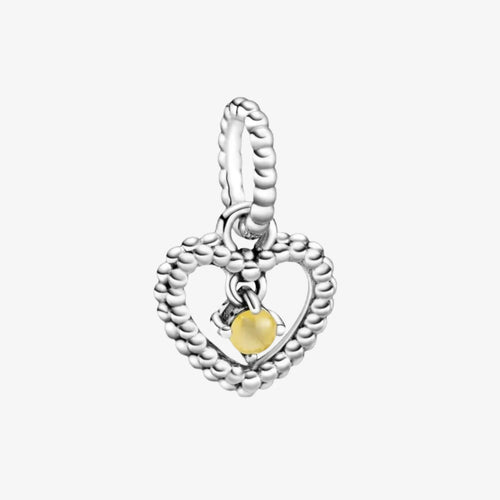 November Birthstone Dangle Charm