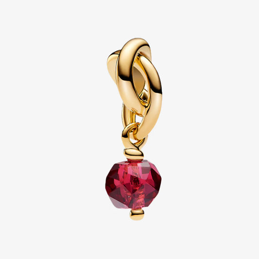 July Birthstone Infinity Charm